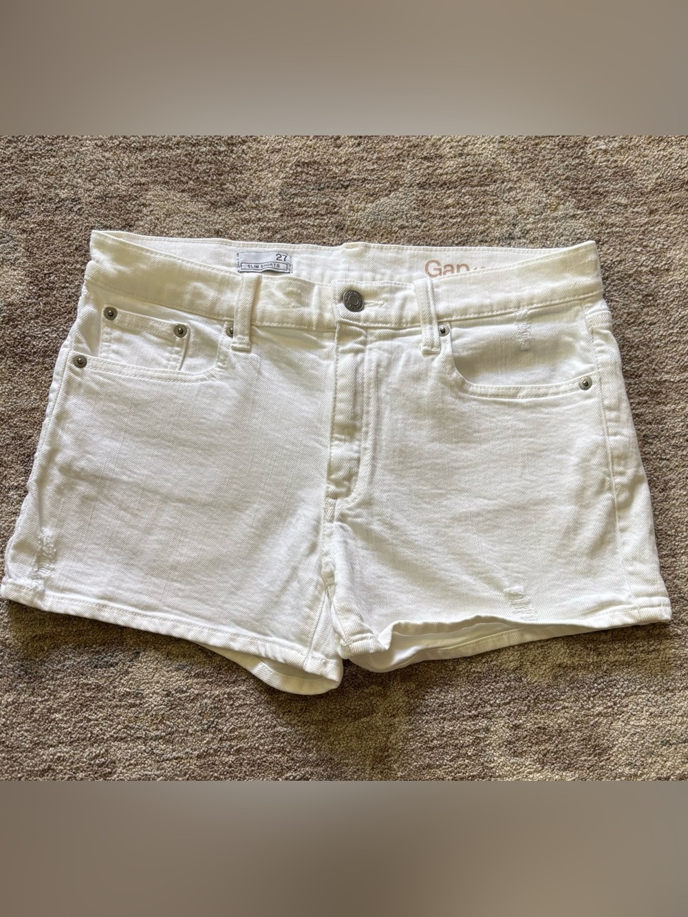 GAP Women’s White Denim Shorts